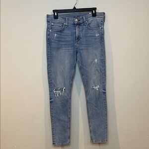 Rag& bone distressed Skinny Jeans